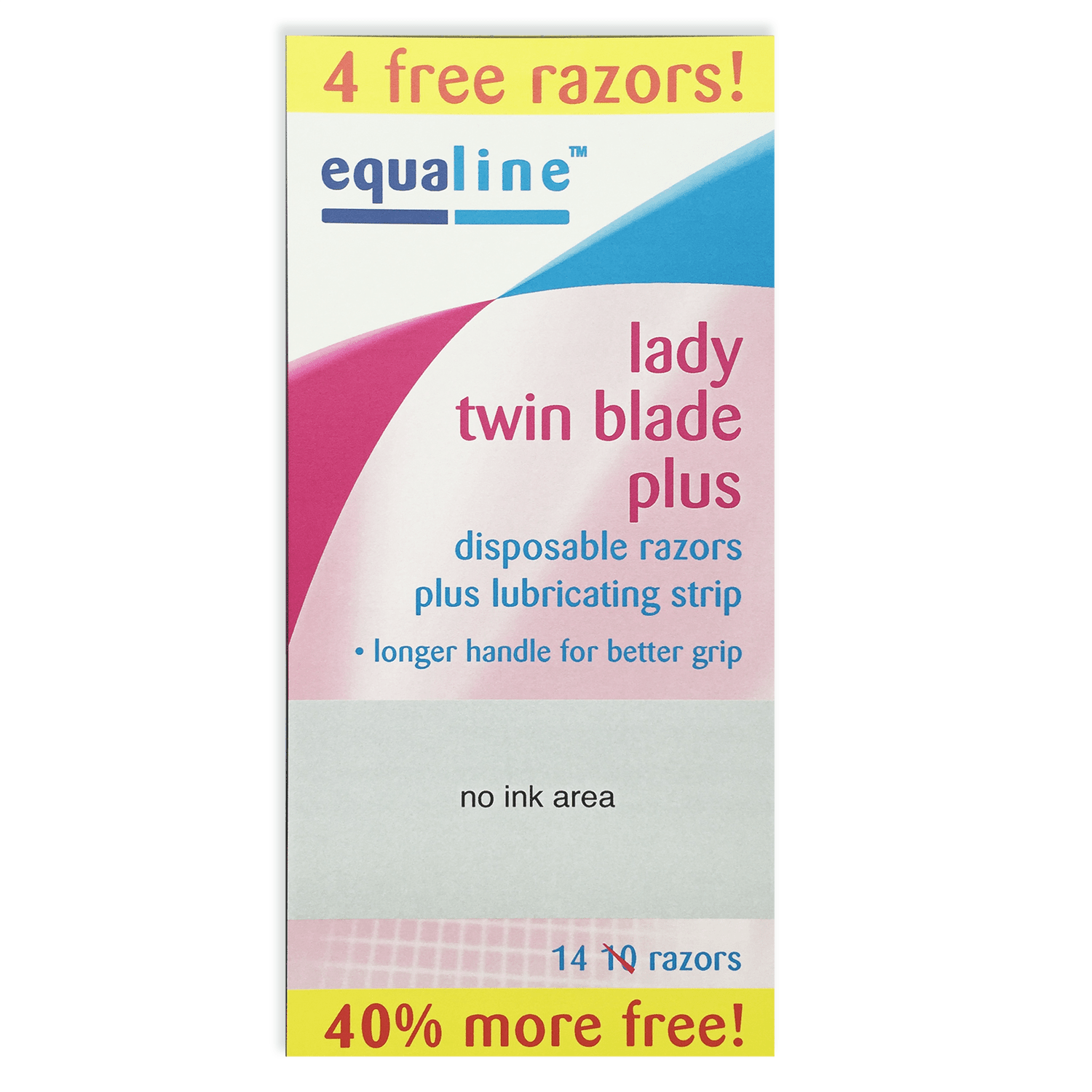 Albertsons razor packaging design equaline