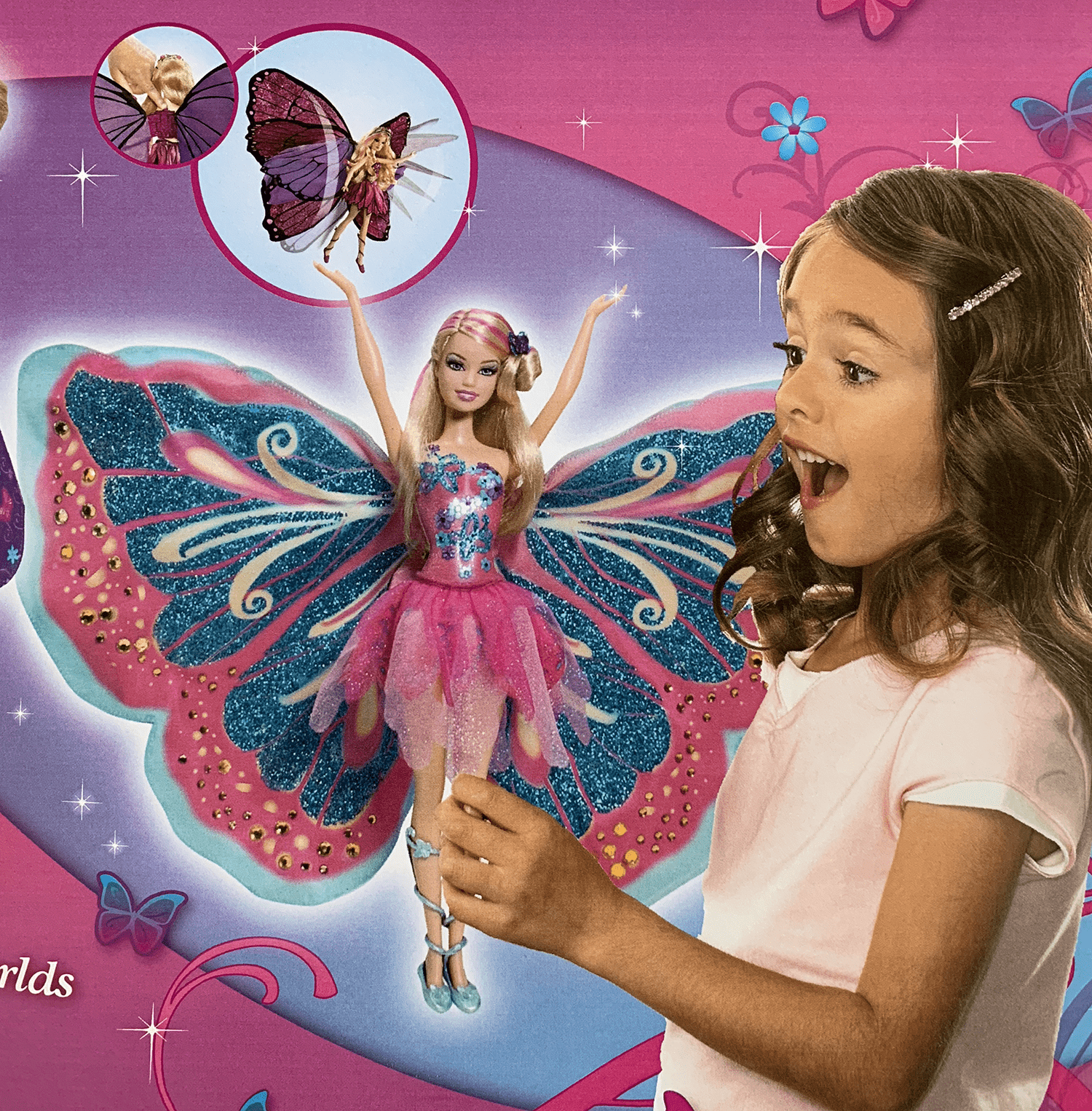 Barbie Fairytale Big Ass Wings packaging back panel