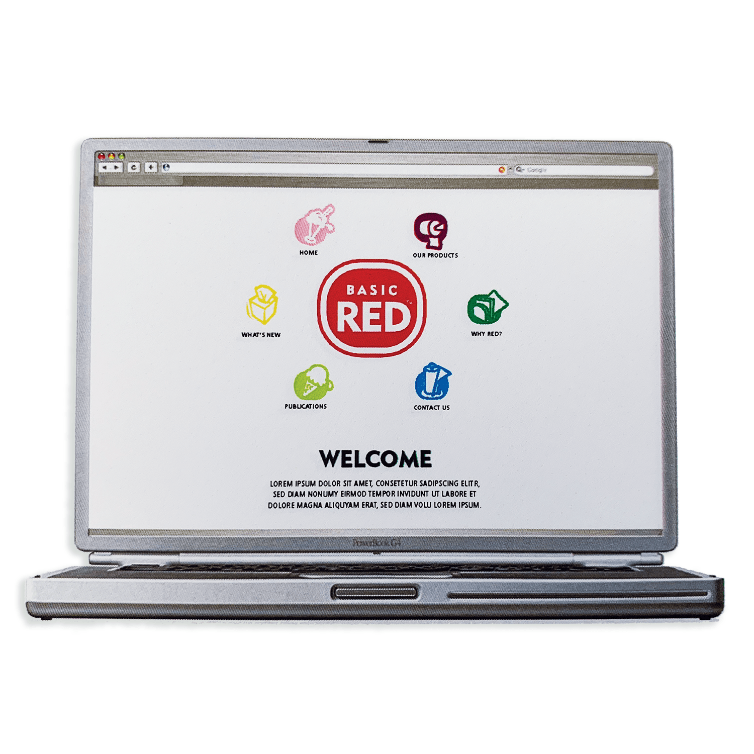 Basic Red website concept