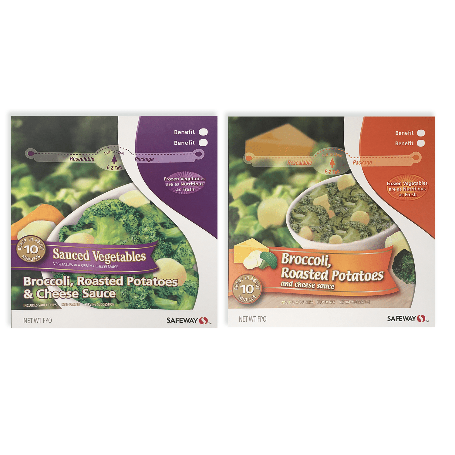 Safeway packaging for potatoes concept
