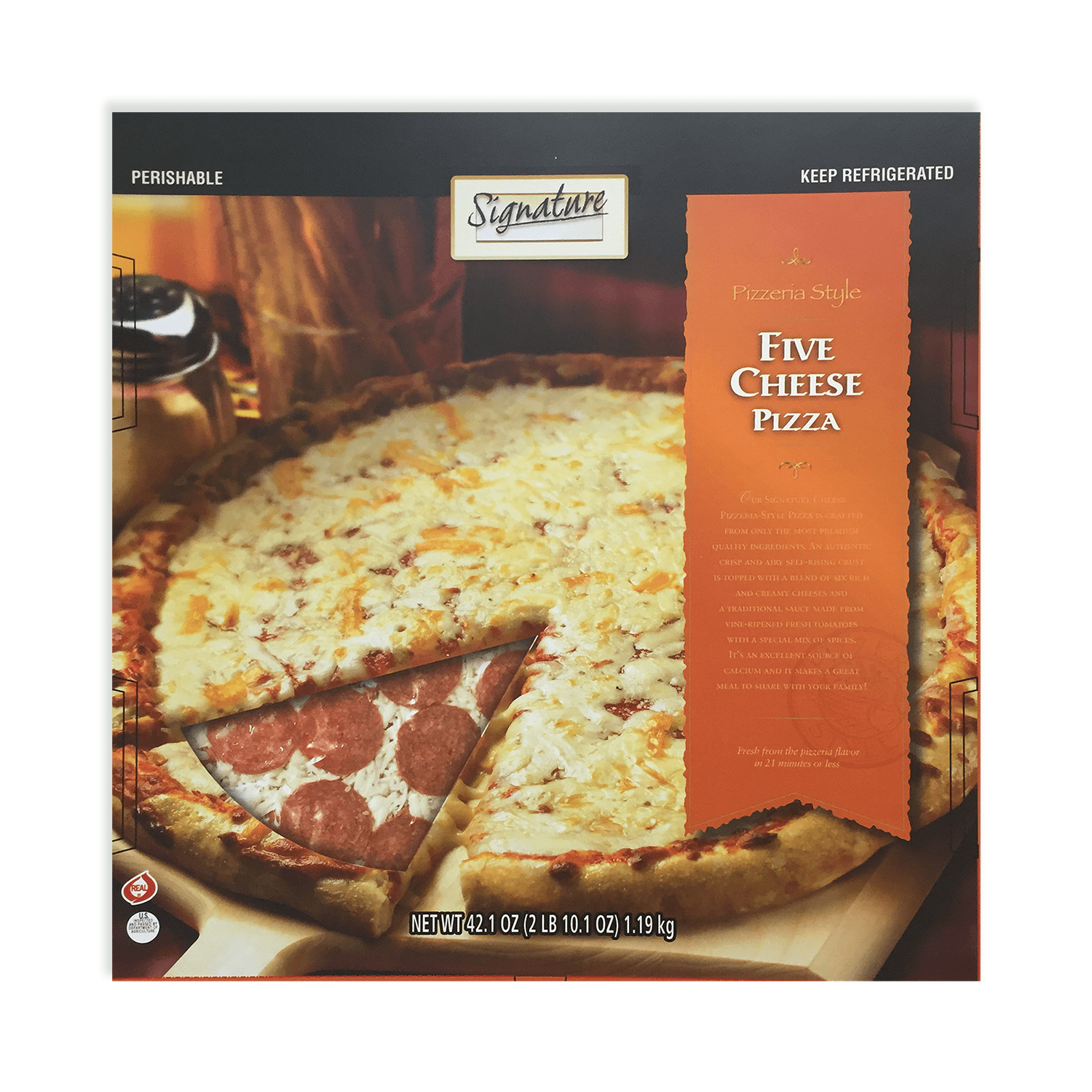 Safeway signature pizza five cheese - Anthem Schawk