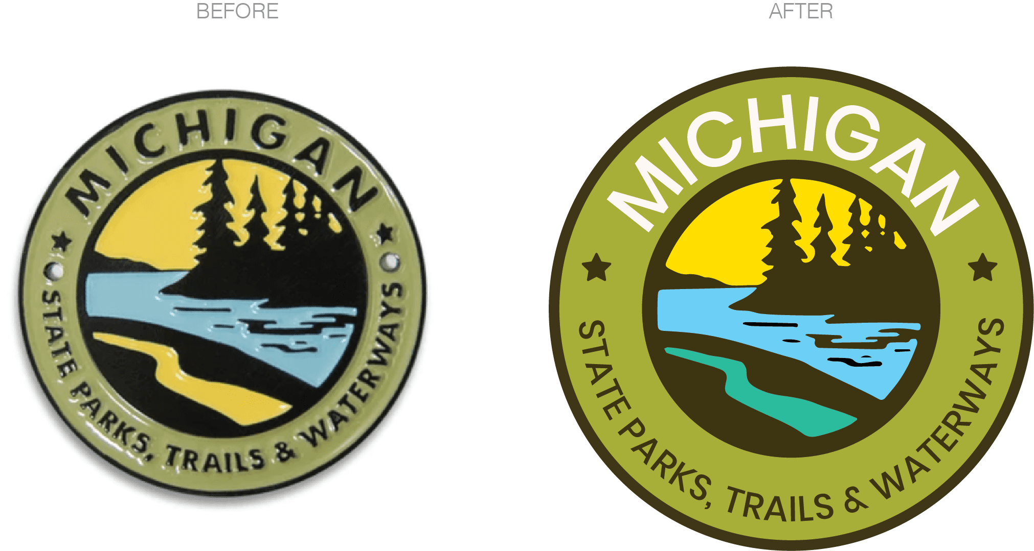 michigan state park icon