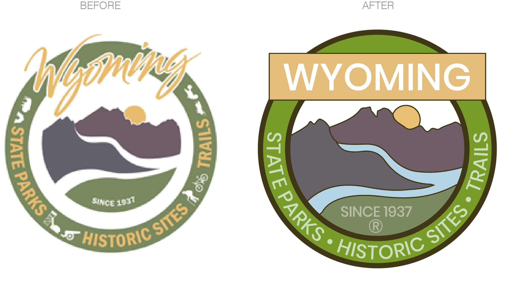 wyoming state park icon