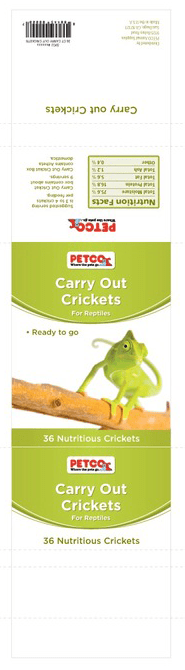 petco carry out crickets